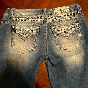 Miss Me boot cut jeans. Size 33. Great condition!